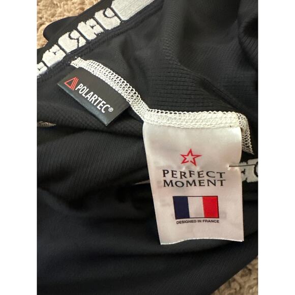 Perfect Moment Polartec Thermal Ski Leggings Black Size Large Winter Base Layer - Picture 7 of 9